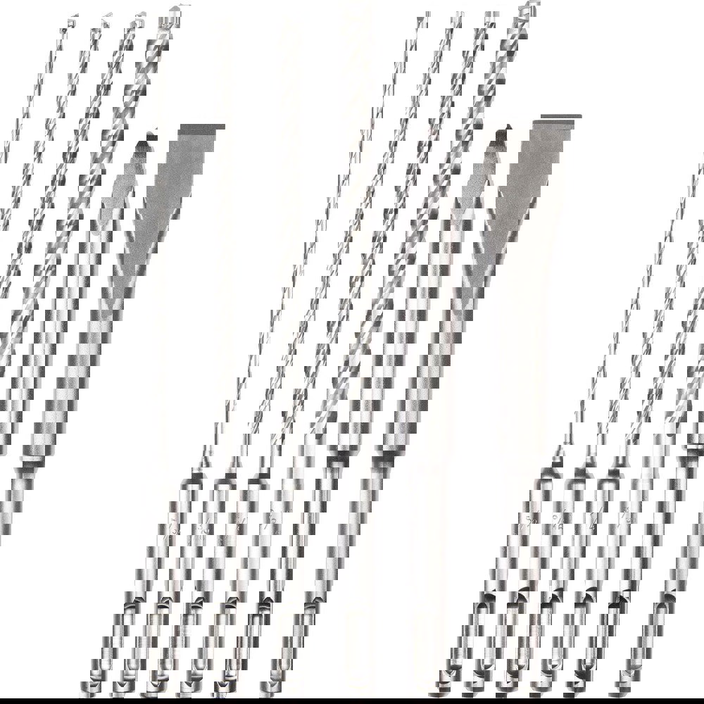 Drill Bit Sets; Drill Bit Set Type: Twist Drill Bits ; Tool Material: Carbide ; Shank Type: SDS-Plus ; Coating/Finish: Silver ; Point Type: Heavy Duty ; Drill Bit Sizes Included (Inch): 5/32;3/16;1/4;3/8
